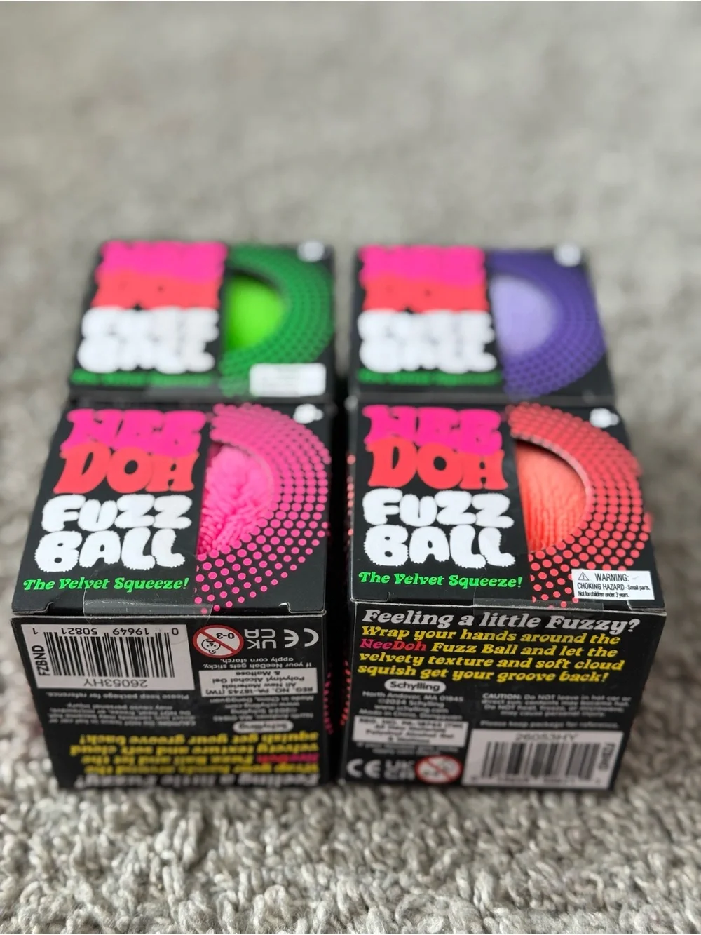 NeeDoh Fuzz Ball Bundle Of 4
